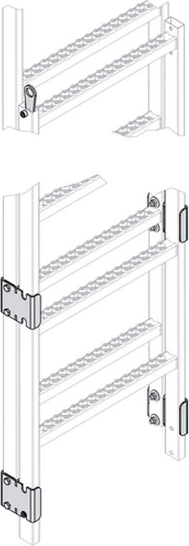 Hailo Schiebebeschlagset für Holm 40x20mm