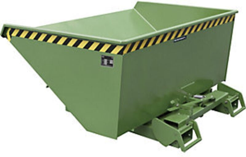 Bauer Kippbehälter 4A 900, lackiert, Resedagrün