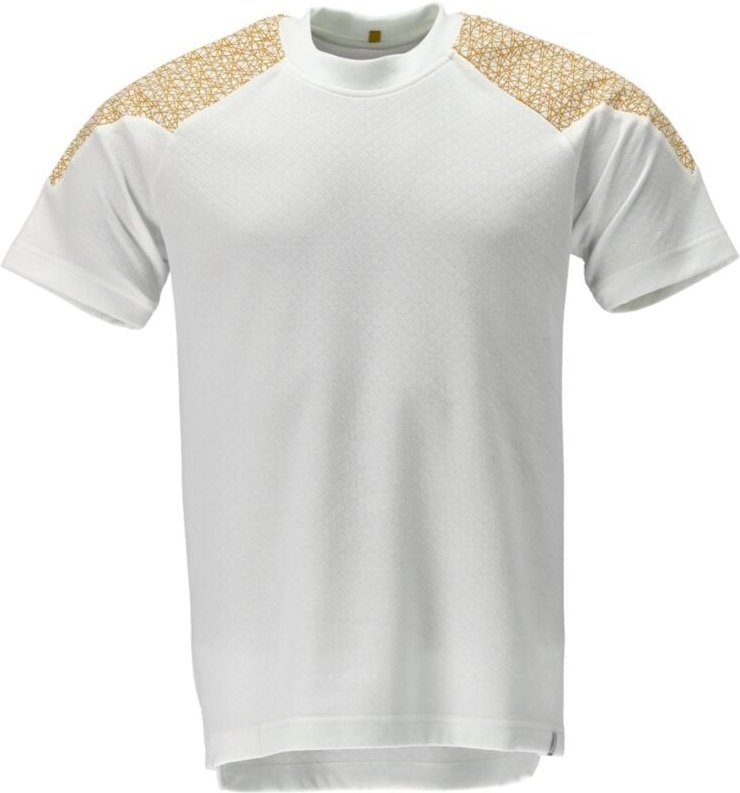 Mascot T-shirt 20082-933-0670 Gr. 2XL weiss/currygelb