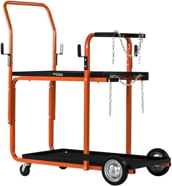 Kraft&Dele Universal Schweisswagen Schweißerwagen mit 4 Rädern 75kg Schweißwagen Schweißmobil Werkstattwagen