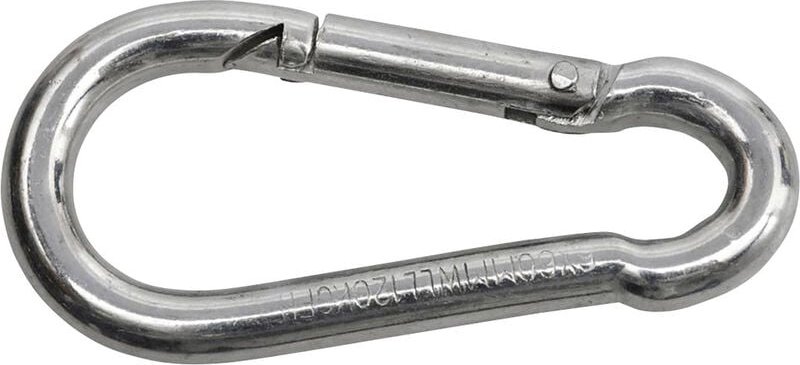 SWG 680 154 881 80 Feuerwehrkarabinerhaken Stahl 8 x 80 mm (L x B) 80 mm x 8 mm