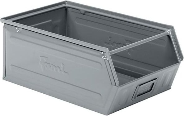 Stahlbehälter mm B=300 T=500 H=200 Gr.4 Grau Ral7000