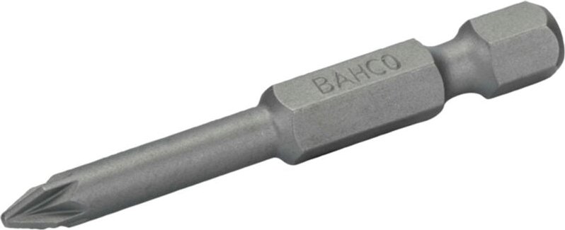 1/4 Standard Schraubendreher Bits für PZ2-Pozidriv-Schrauben 50 mm - 5 Stk/Kunststoffbox - Bahco