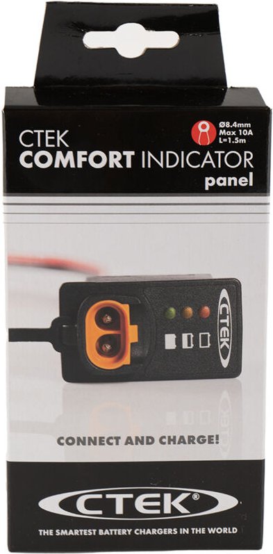 Ctek - 56-380 Ladebuchse und Ladezustandsanzeige Ringkabelschuh M8 Comfort Indikator M8