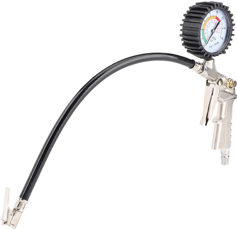 Jeffergarden - pc 8508 Multifunktionales Auto-Auto-Reifendruckmessgerät Inflator Pump Gun Inflator Gauge