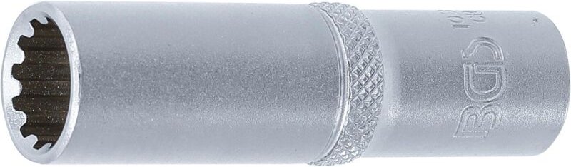 Bgs Technic - Steckschlüssel-Einsatz Gear Lock, tief Antrieb Innenvierkant 10 mm (3/8') sw 12 mm