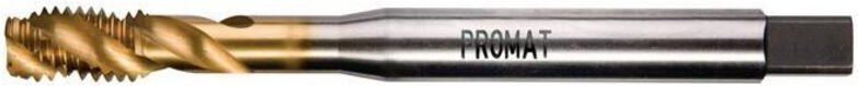 Promat - Maschinengewindebohrer DIN371 Form c M4 HSS-Co TiN-besch.ISO2 (6H) 40Grad