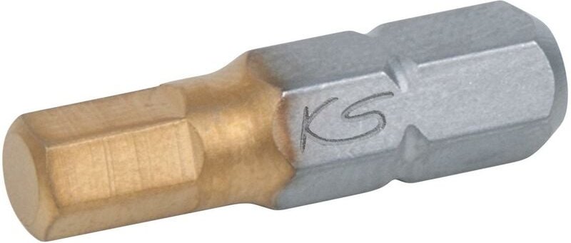 1/4' tin Bit Innensechskant, 25mm, 3mm