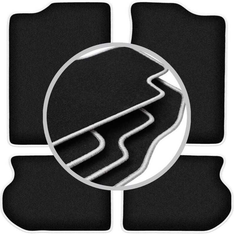 CARLUX-SILVER Autofußmatten für: Suzuki Vitara I Offroad (1988-1997)