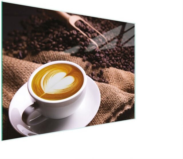 Glasschneidebrett 30x22 Kaffee