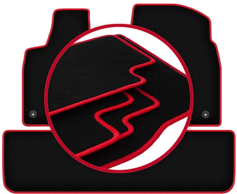 CARLUX-RED Autofußmatten für: Lexus RX IV 0 (2015-2022)