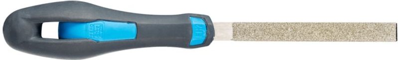 Diamant-Werkstattfeile flachstumpf 100mm D251 (mittel) für harte Werkstoffe gfk/cfk - Pferd