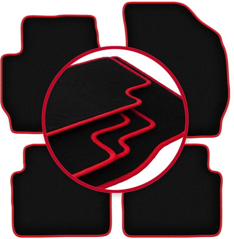 CARLUX-RED Autofußmatten für: Mazda Tribute SUV (2000-2011)