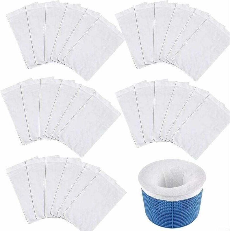 Tonchean - 40 Paar Poolsocken für Poolfilter, Reinigungskorb für Einbaupools oder Aufstellpools