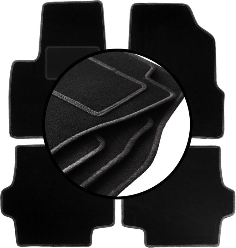 Komplettset Veloursmatten für: Chrysler Pacifica SUV (2003-2008)