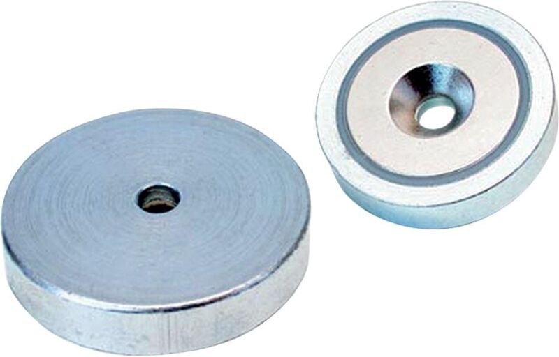 Beloh - NdFeB-Magnet-Flachgreifer mit Durchgangsbohrung 25 x 7,0 mm