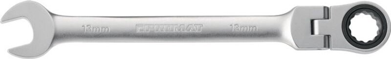 Promat - Maulringratschenschlüssel Schlüsselweite 10 mm Länge 160 mm Ringseite flexibel