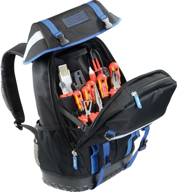Heytec - 5081052-28 Elektriker Rucksack mit VDE-Werkzeugsortiment, 28-tlg.