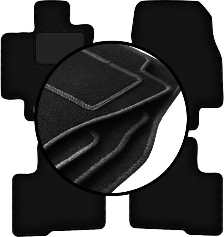 Komplettset Veloursmatten für: Toyota Highlander IV SUV (2021-)