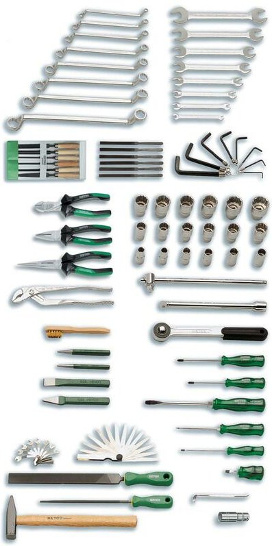 Heyco - 910-M Kfz-Werkstatt und Wartung: Kundendienst-Sortiment, 90-tlg.