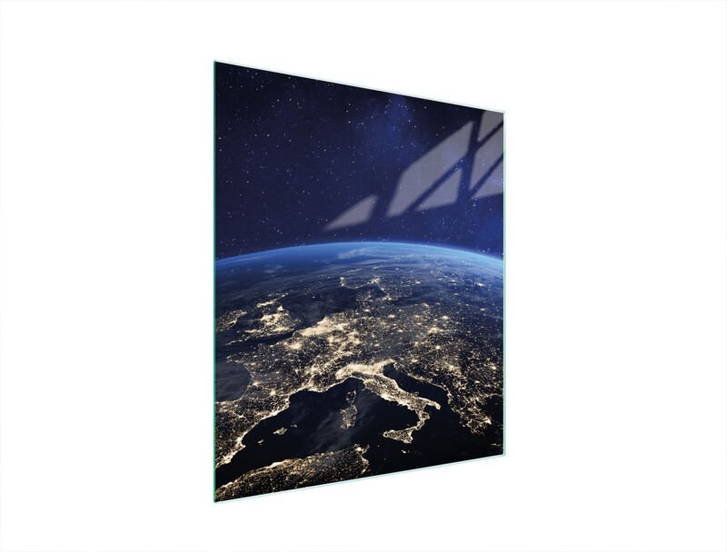 Glasschneidebrett 45x52 Earth