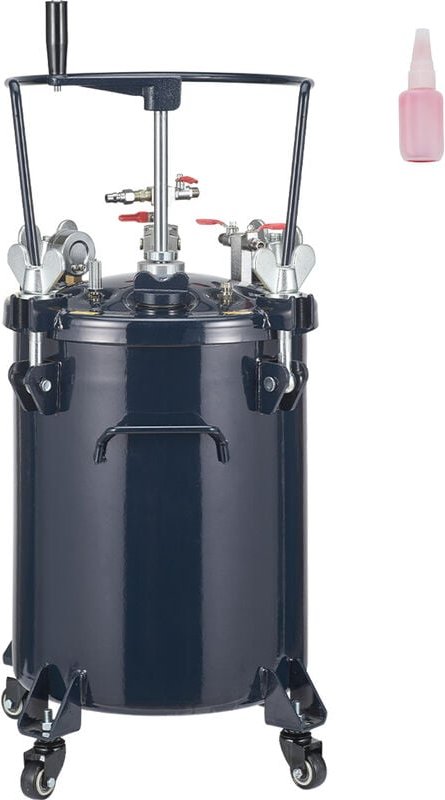 Mophorn - vevor Druckbehälter Farbbehälter Sprühfarbe Drucktopf 30 l Drucktank, 70 psi Lackierpistole Farbbehälter φ 80 ...