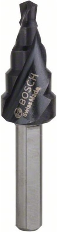 Bosch Stufenbohrer HSS-AlTiN, 4 - 12 mm, 6 mm, 50 mm, 5 Stufen