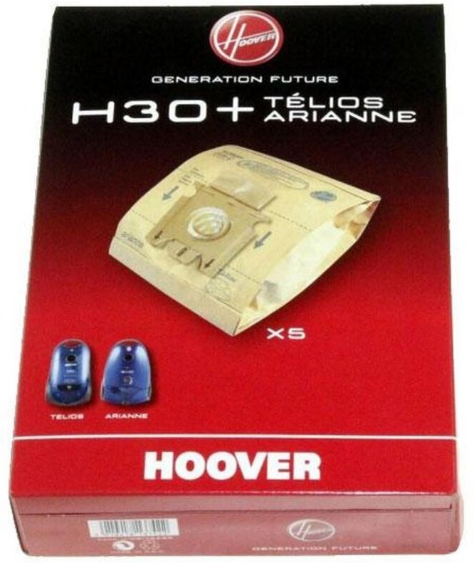 Ersatzteil - 5er Pack Staubsaugerbeutel H30S SENSORY TELIOS ARIANNE - - HOOVER, CANDY