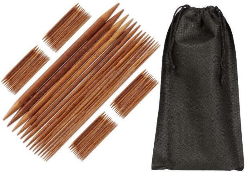 75 teiliges bambusnadelset mit tasche