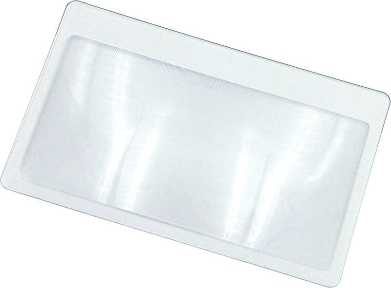 10 Stück) Taschenlupe in Kreditkartengröße – 3-facher Zoom, ultradünn, flexibel und unzerbrechlich - Ahlsen