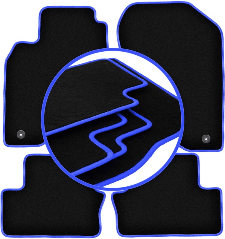 CARLUX-BLUE Auto-Fußmatten für: Honda Insight II Fließheck (2009-2014)