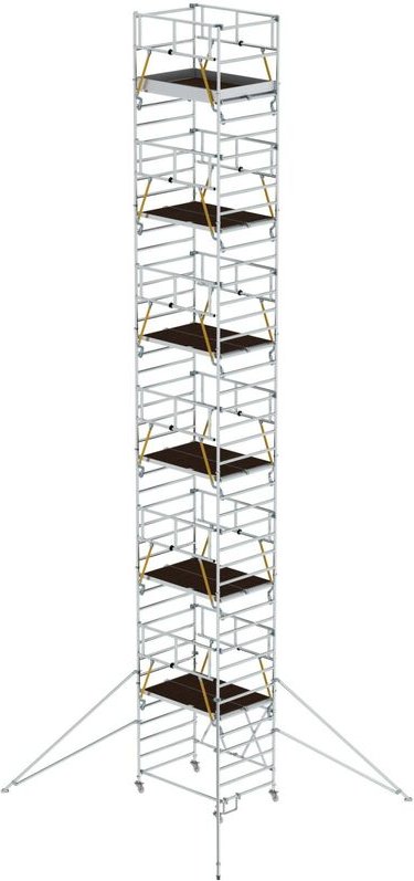 MUNK Klappgerüst SG 1,35x2,45m mit Ausleger und Sicherheitsgeländer 13,88m AH