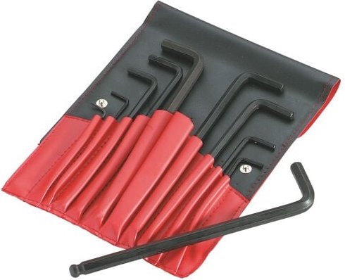 Sam Outillage - Set mit 12 Innensechskantschlüsseln mit Kugelkopf sam - 67ATR12