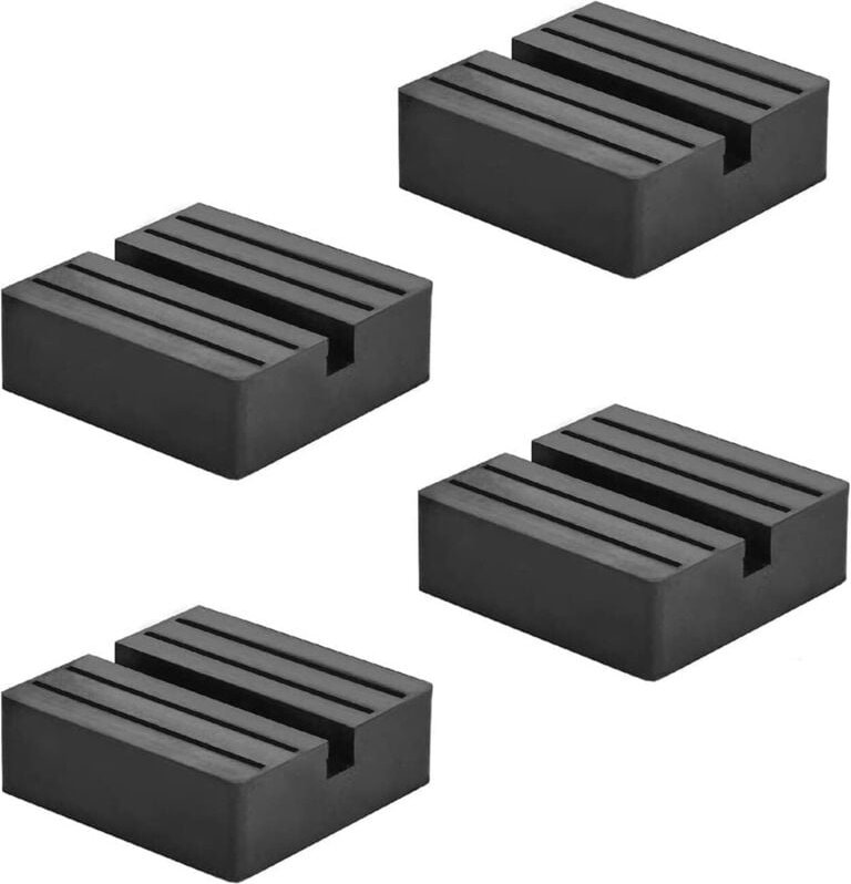 Gummi-Wagenheber-Pad, hydraulischer Puffer-Pad, Wagenheber-Pad-Schlitzschutz zum Schutz des Unterbodens beim Anheben des...
