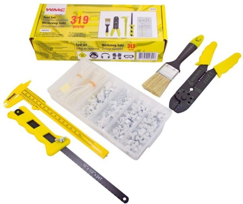 WMC Werkzeugsatz Klemmen und Griffe 319 EL