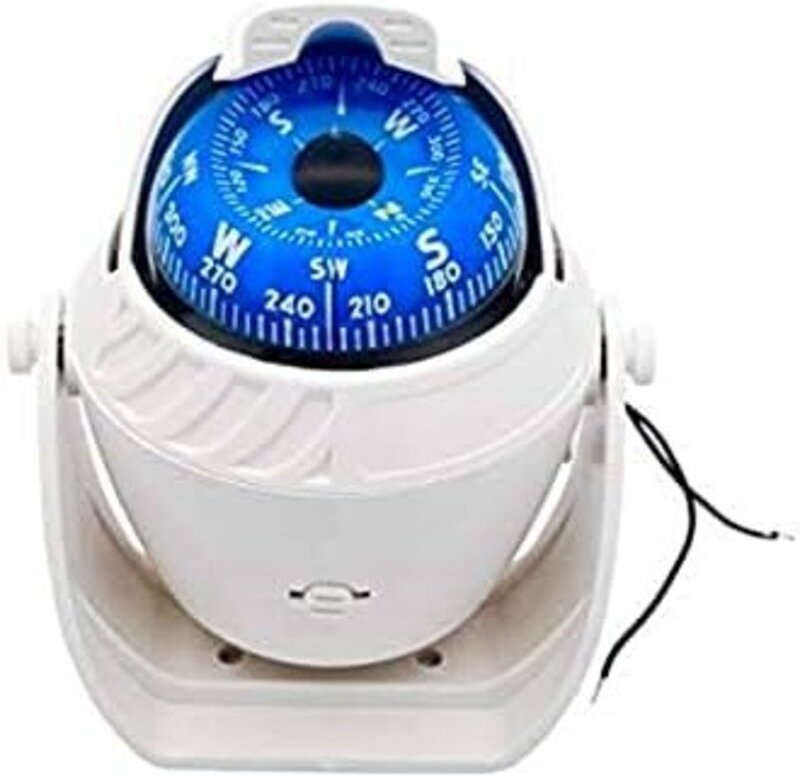 Marine Auto Boot Kompass Nautischer Führer Ball Band Marine Magnetische Deklination Einstellung, 10,7x9,4x13,7 cm