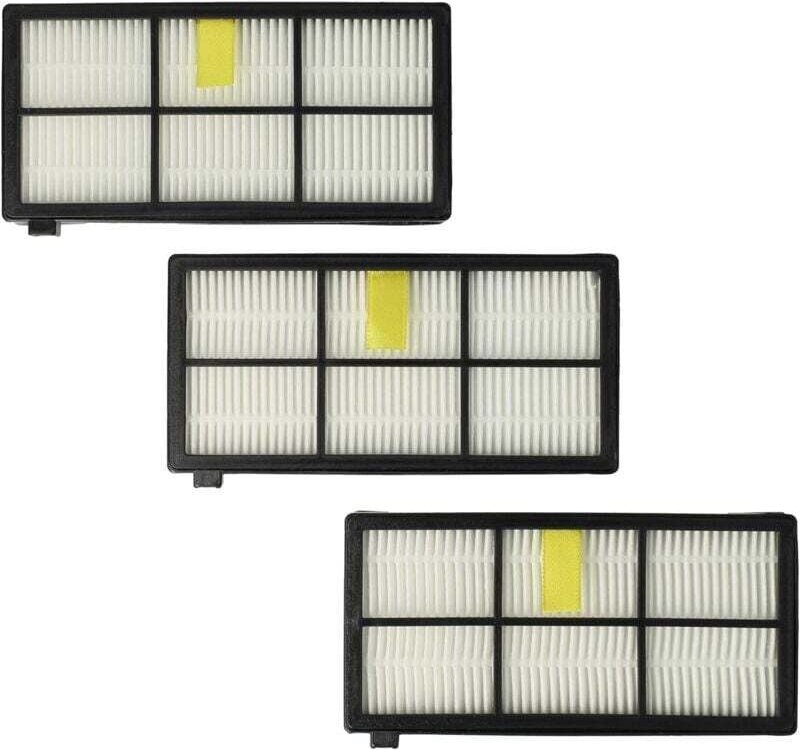 Ulisem 3er-Pack Filter kompatibel mit Roomba 800 und 900. Ersatzset für Filter der Serien 8 und 9. Ersatzteil mit drei F...