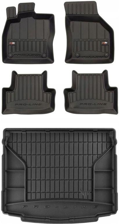 SET 3D Gummimatten Skoda Karoq ab 2017-d bw