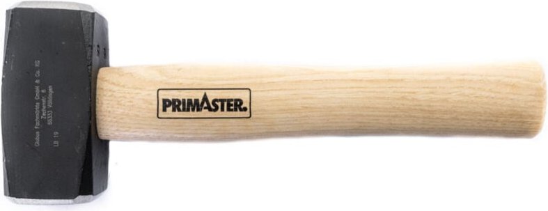 Primaster - Fäustel 1000 g Holzstiel Fäustelhammer Metallkopf Hammer