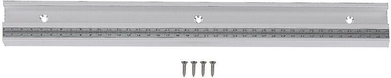 Woosien - T-förmige Alu-Schienenrille, abgeschrägte Schiene, 400 mm Holzbearbeitungs-Sägetisch