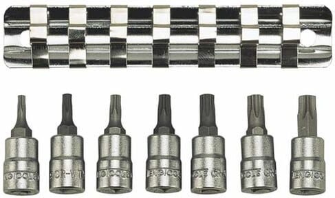 Tengtools - Steckschlüssel-Satz, 1/4, tx M1408TX 7 Stück 117090209