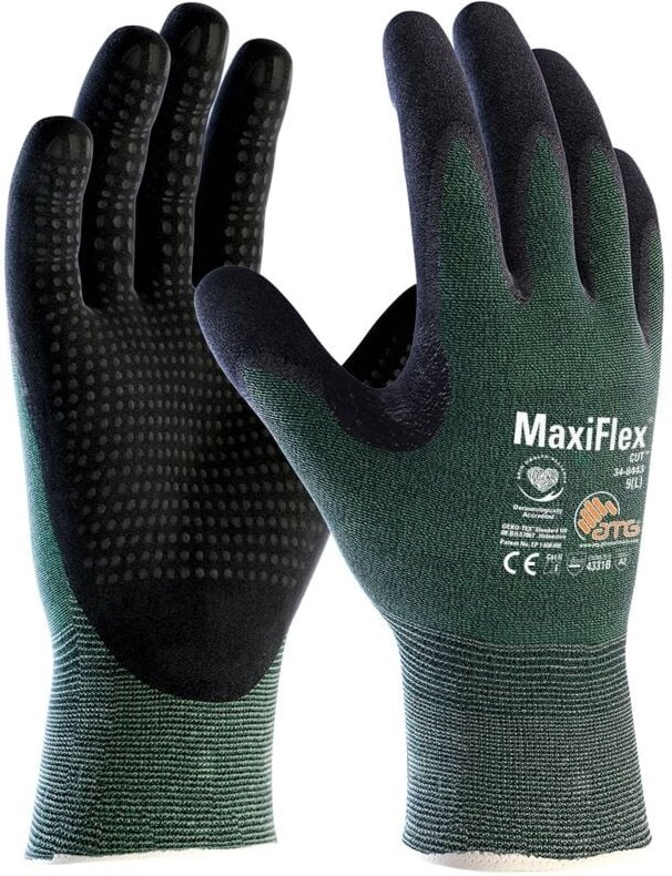 Thumbnail - FP - aTG Handschuh MaxiFlex Cut, genoppt, Gr. 8 12 Stk