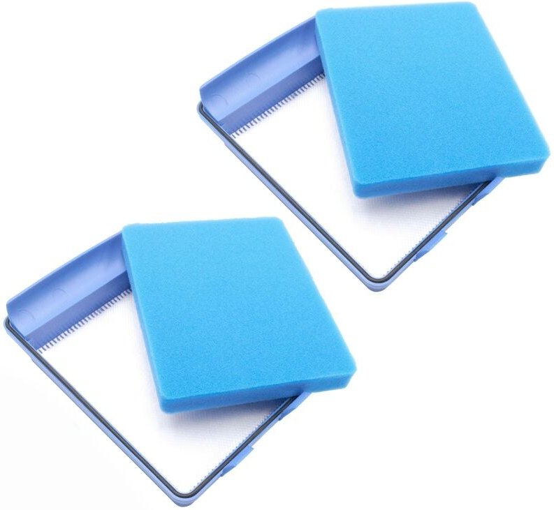 2x Schaumstoff-Filter, 2x Gewebefilter kompatibel mit Philips PowerPro Ultimate FC9932, FC9924/07, FC9932/07, FC9932/09 ...