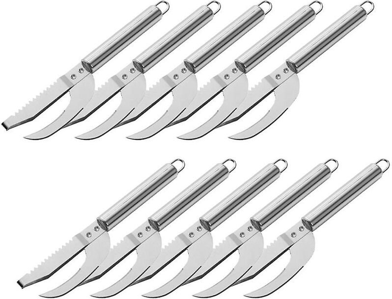 Fischschuppenmesser, zum Schneiden und Kratzen, Grabwerkzeug, Fischschuppenentferner, Fischschäler, Bauch öffnen und Fis...