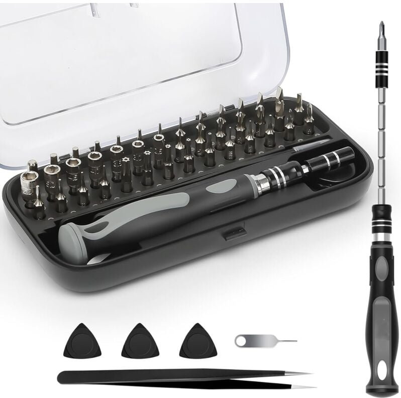 Präzisionsschraubendreher, langlebiges 48-in-1-Präzisionsschraubendreher-Set, Mini-Magnetschraubendreher-Set, DIY-Repara...