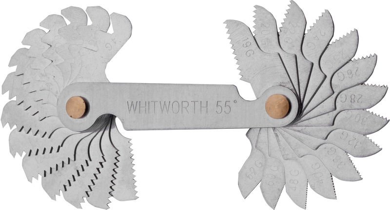 Gewindeschablone 28 Blatt Withworth 55° - GSR
