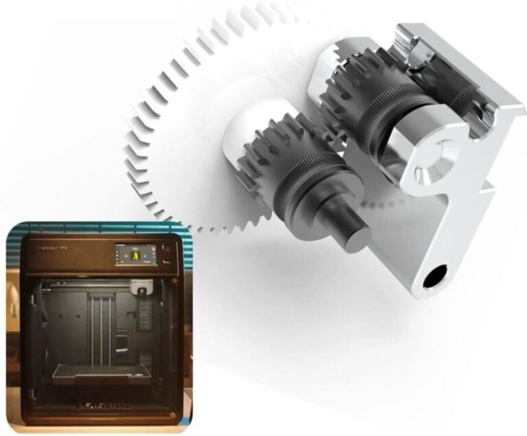 Extrusionskopf für FLASHFORGE Adventurer 5m 3D-Drucker, Nanobeschichtung, spiralförmiger Griff