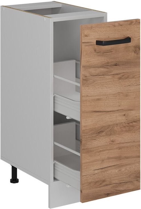 Thumbnail - Apothekerschrank R-Line, Goldkraft Eiche, 30 cm ohne Arbeitsplatte Vicco
