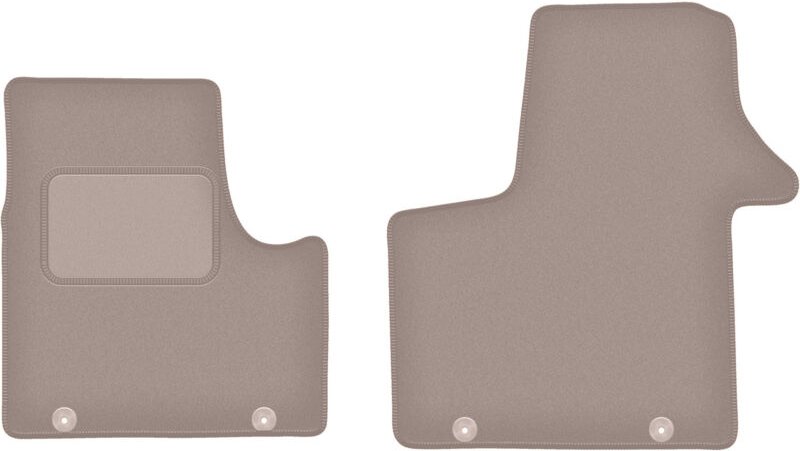 Beige Veloursmatten für: Renault Trafic III Kastenwagen (2014-)