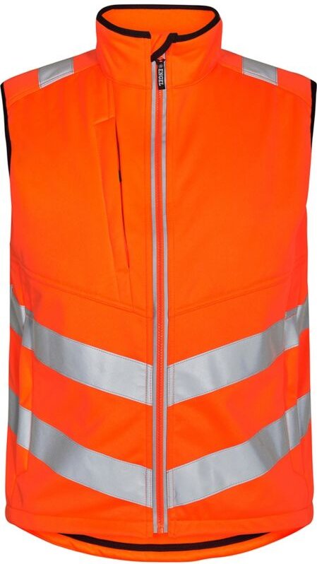 Engel - Warnschutz Softshell Weste Safety 5156-237 Gr. s orange